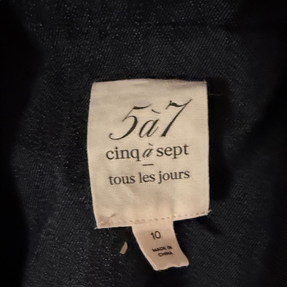 Cinq á Sept 5a7 Khloe Denim Blazer - Picture 6 of 8